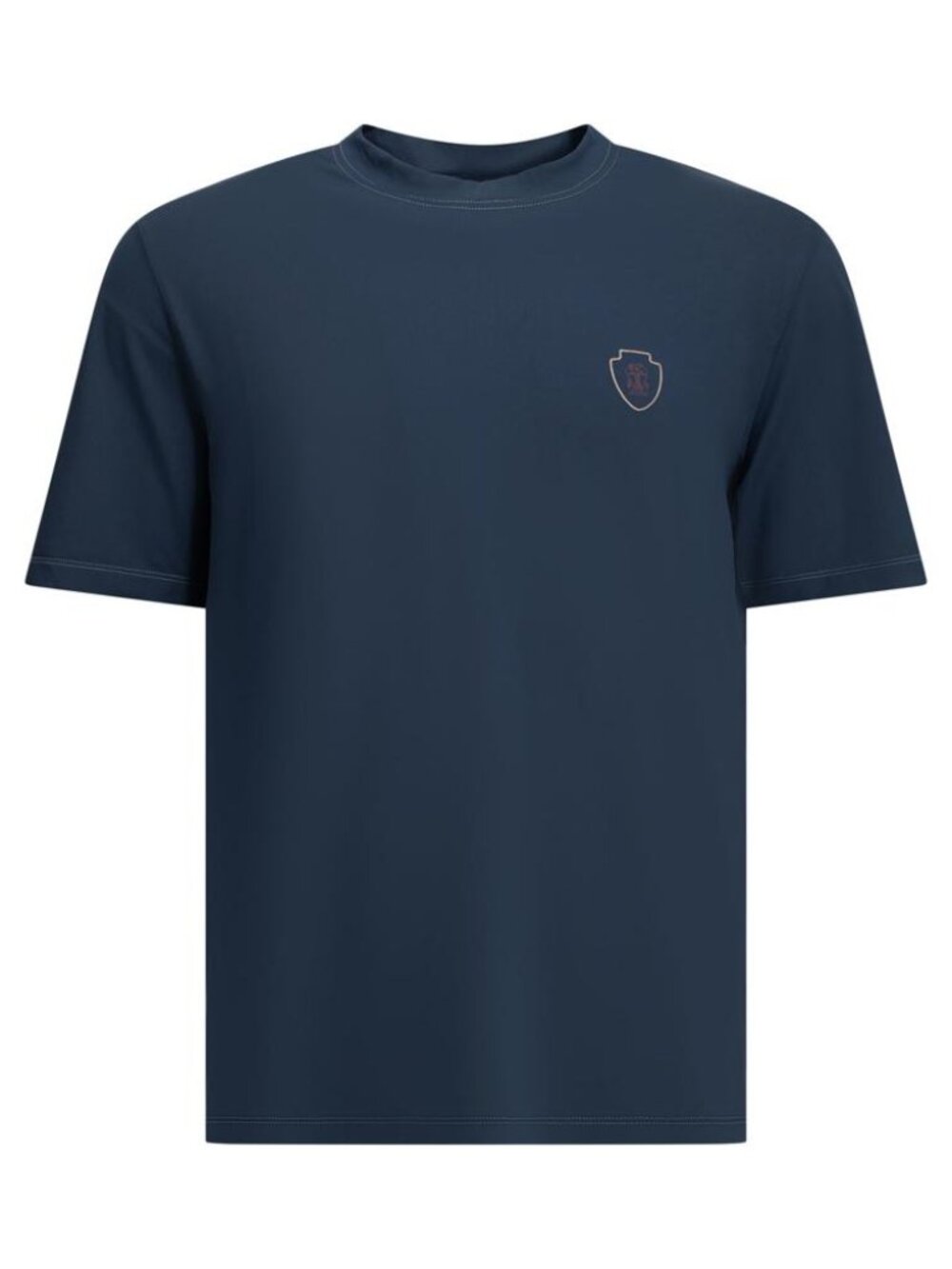 Brunello Cucinelli Crewneck T-Shirt With Logo Tag Size S Men